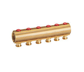 R553SY046, Коллектор с отсечными клапанами, 1" x 3/4"E /6