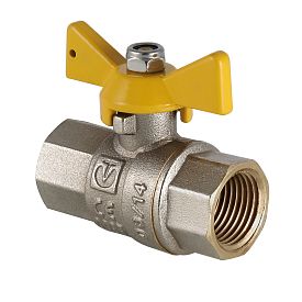 Кран шаровой газовый VALGAS, VT.277, 3/4" (ДУ20), ВН-ВН, латун...