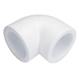 Угольник 90° 160 PN 10 PPRC FD_БЕЛЫЙ