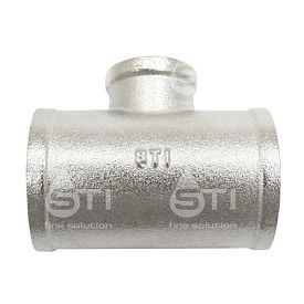Тройник 1" х1/2" х1" никелир. STI