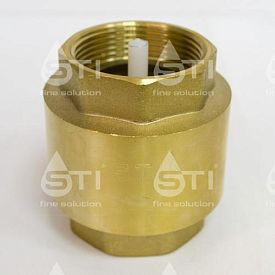 Клапан обратный прижинный STI Ду 40 Ру 16 муфтовый ВР/ВР, латунный,...