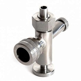 Кран уровнемера_AISI 304_5309В нижний_DN 8