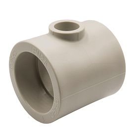 Тройник переходной 63х25х63 EVER® plast СЕРЫЙ (Россия)
