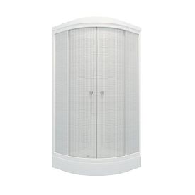 Душ. каб. MARONI QUADRO SR90L-LN-DN4 90x90x215 (7 мест+сифон D90мм)