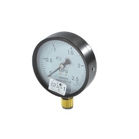 Манометр рад МД 02 0-1,6МПаДк100 G1/2" ст ЭКОМЕРА МД02-100-G-1,6МПа-ЭИ