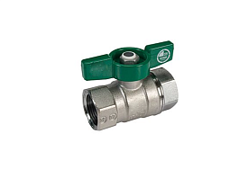 Кран шаровой Giacomini R251W Ду 10 Ру42 ВР 3/8" латунный с вну...