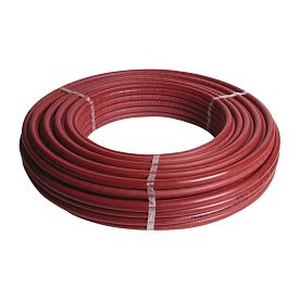 Труба HENCO STANDARD в красной изоляции (6мм), PEXc-AL-PEXc, 16х2, бухта 100 м