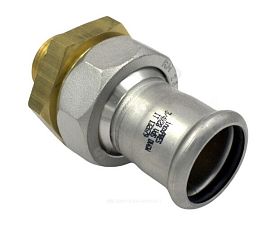 Муфта разъем нерж AISI 316L Дн35х1 1/4" пресс/НР Inoxpres RM 184035002