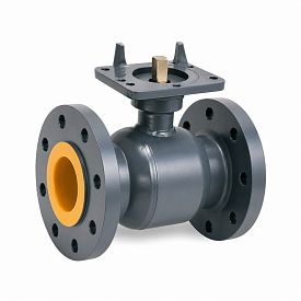 Кран шаровой газовый Н/П фланцевый под электропривод LD, КШЦФЭ Gas,...