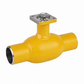 Кран шаровой газовый Н/П приварной под электропривод LD, КШЦП Э Gas...
