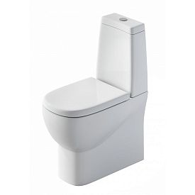 Унитаз-компакт Sanita Luxe Infinity, у/в, 2-реж, сид. DP, Soft Close, Clip up