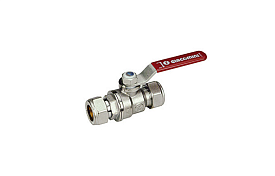 Кран шаровой Giacomini R258CC &oslash;16 x &oslash;16 с компрессион...