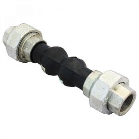 Гибкая вставка Tecofi DI7140 1" DN 25 PN 16 резьбовая , корпус...