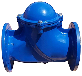 Клапан обратный шаровый фланцевый TECSAN CRL4240 Ду125 Ру16, CRL4240-0125