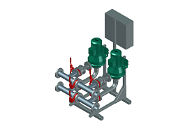 Установка пожаротушения WILO CO 4 BL 80/200-30/2/SK-FFS-R