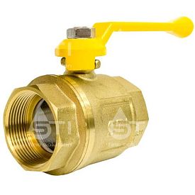 Кран шаровый STI Г/Г, DN 40, латунный, рычаг ГАЗ 3679