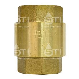 Клапан обратный прижинный STI Ду 25 Ру 16 муфтовый ВР/ВР, латунный,...