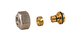 R179PY014, Переходник с плоским седлом, 1/2" x (16x2)