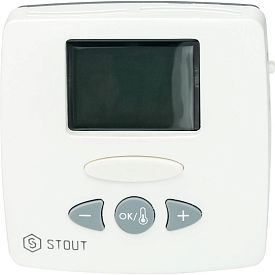 STE-0002-000015 STOUT Термостат комнатный электронный WFHT-LCD. С в...