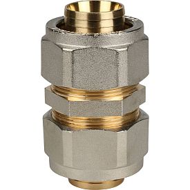 SFS-0005-000032 STOUT Муфта соединительная 32x32 для металлопластик...