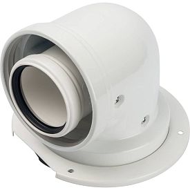 SCA-8610-240090 STOUT Элемент дымохода конденсац. адаптер 90° D...