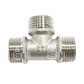 Тройник 1/2" н-н-н никелир. STI