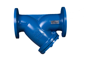Фильтр сетчатый наклонный Tecofi F4240A DN 200 PN 16 чугунный, флан...
