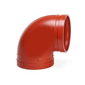 Отвод грувлок JIANZHI, XGQT03, Ду150 (Дн 159), 90 градусов, под муфту, 016-4032