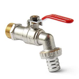 Кран шаровый водоразборный Pro Aqua 1/2" Ду 15 Ру 25 латунный ...