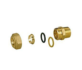 R180MY110, Фитинг прямой с наружной резьбой, 1/2"x8