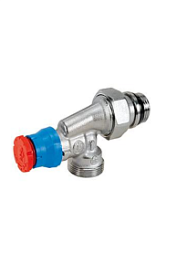 R415X033, Угловой осевой термостатический клапан, 1/2"
