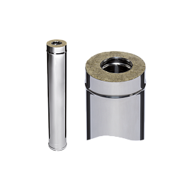 Ferrum HF 30-50 Сэндвич 1,0м (430/0,8мм + нерж.) Ф130х200