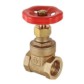 Задвижка латунная Valtec DN 1/2 PN 16 , клиновая VT.012.G.04