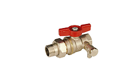Кран шаровой Giacomini DADO R919S Ду 15 Ру35 1/2" латунный ник...