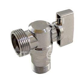 Кран для подключения стиральной машины STI DN 15Х20 PN 16 3672