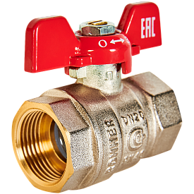 Кран шаровой ROMMER, RBV, 3/4", ВР/ВР, ручка бабочка, RBV-0003-2110220