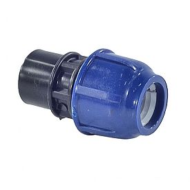 Муфта ПЭ компресс Дн32х1/2" ВР Ру16 РосТурПласт 11488