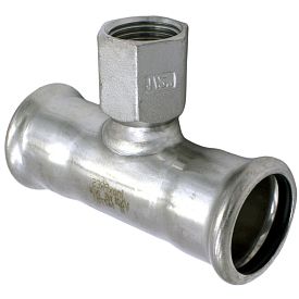 Тройник нерж AISI 316L Дн42х42х3/4" пресс/ВР Inoxpres RM 189304042