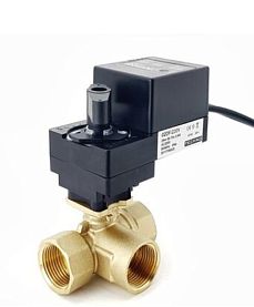 Трехходовой шаровый кран TECHNO HK325-04DF/24V DN25, G1 электроприв...