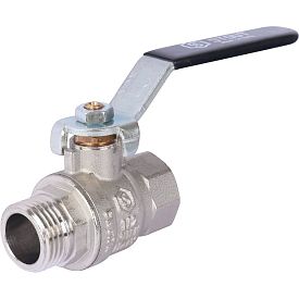 Кран шаровой стандартнопроходной STOUT, ВР/НР, DN 1/2 PN 40, ручка ...