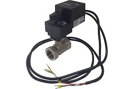 Двухходовой шар.кран TECHNO HKS215-02DF/24V, нерж.сталь 304 DN15, G...