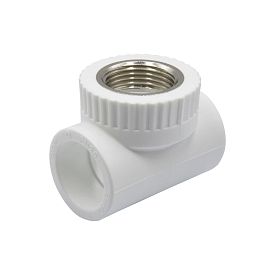 Тройник комб. вн 32х1''х32 EVER® plast БЕЛЫЙ (Россия)