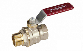 Кран шаровой Giacomini DADO R914L Ду 40 Ру35 11/2" латунный ни...