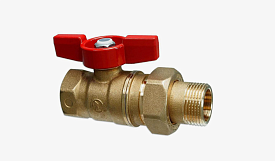Кран шаровой Giacomini R259D Ду 25х32 Ру42 1"Fx1 1/4"M ла...