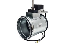Регулирующая заслонка TECHNO TKD160-02DN/24V круглая, d= 160мм с ри...