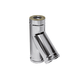 Ferrum HF 30-50 Сэндвич-тройник 135&deg; (430/0,8мм + нерж.) Ф110х200