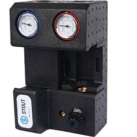 SDG-0007-002001 STOUT Насосная группа с 3-х ходовым приводным смеси...