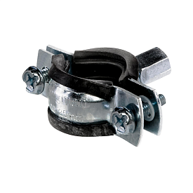 Хомут ст оц рез/пр 3011 М8/М10 (107-112)мм (4") б/к Strongman
