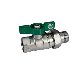 Кран шаровой Giacomini R259W Ду 25х32 Ру42 1"Fx 11/4"M ла...