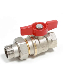 Кран шаровой переходной Giacomini DADO R919 1"F x 11/4"M ...